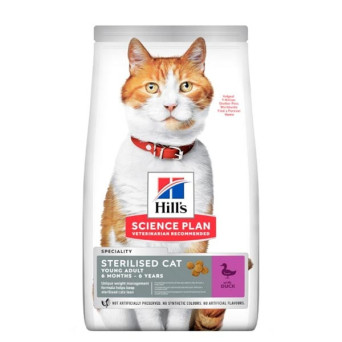 HILL'S Science Plan Erwachsene sterilisierte Katze mit Ente 1,50 kg.