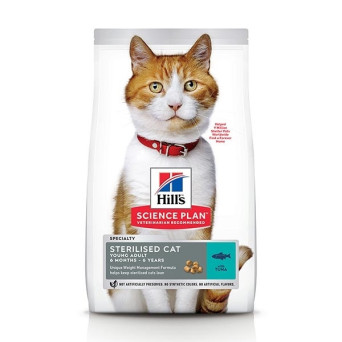 HILL'S Science Plan Erwachsene sterilisierte Katze mit Thunfisch 7 kg.