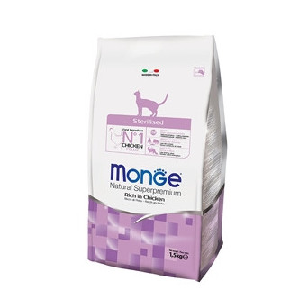 MONGE Natural Superpremium sterilisiert reich an Huhn 400 gr.