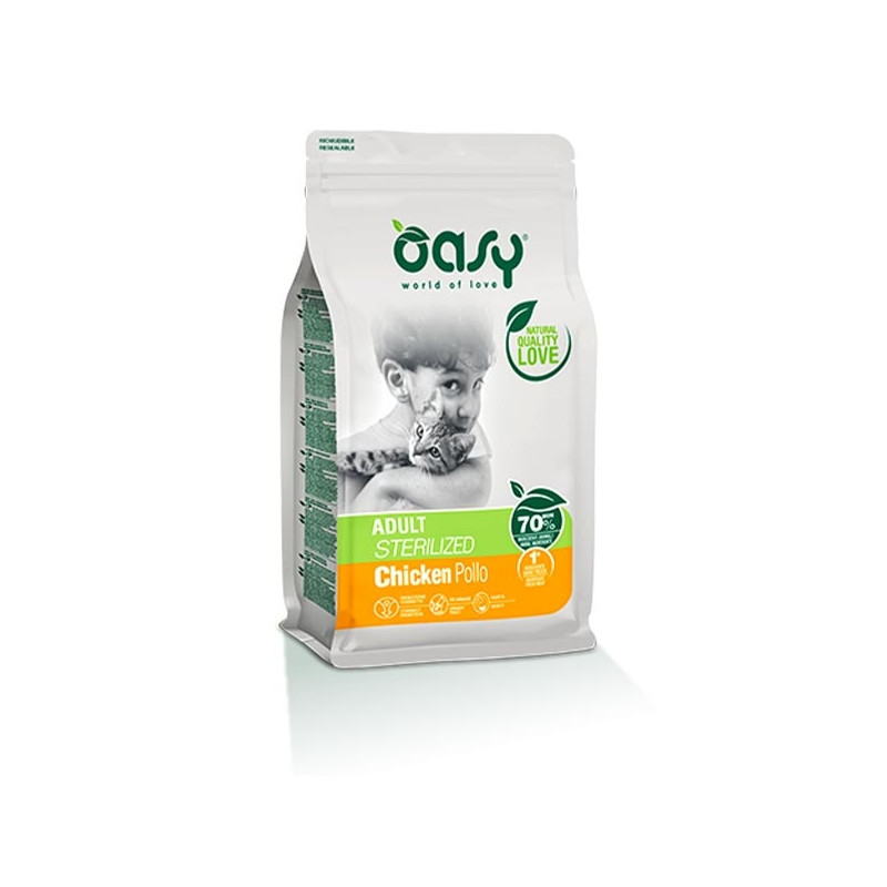 OASY Dry Adult Sterilized con Pollo 7,50 kg. - 