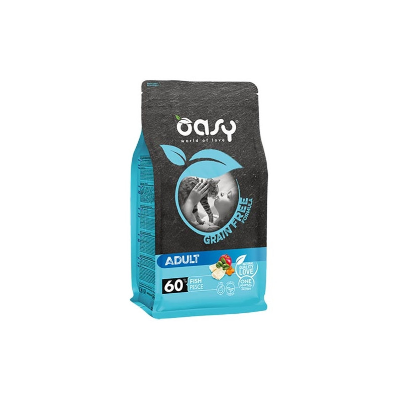 OASY Grain Free Adult con Pesce 300 gr. - 