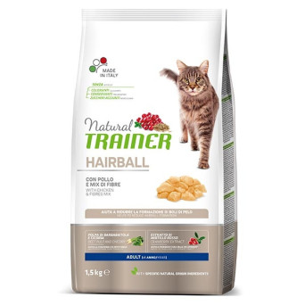 TRAINER Natural Cat Hairball Adult con Pollo 1,5 kg.