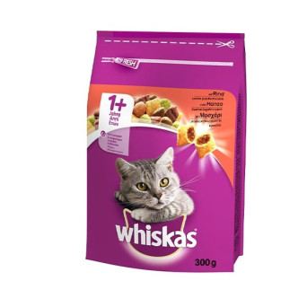 WHISKAS 1+ Kroketten mit Rindfleisch 300 gr.