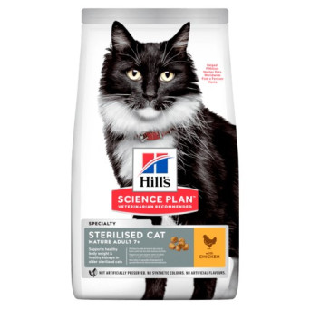 HILL'S Science Plan Mature Adult 7+ Sterilised Cat con Pollo 300 gr.