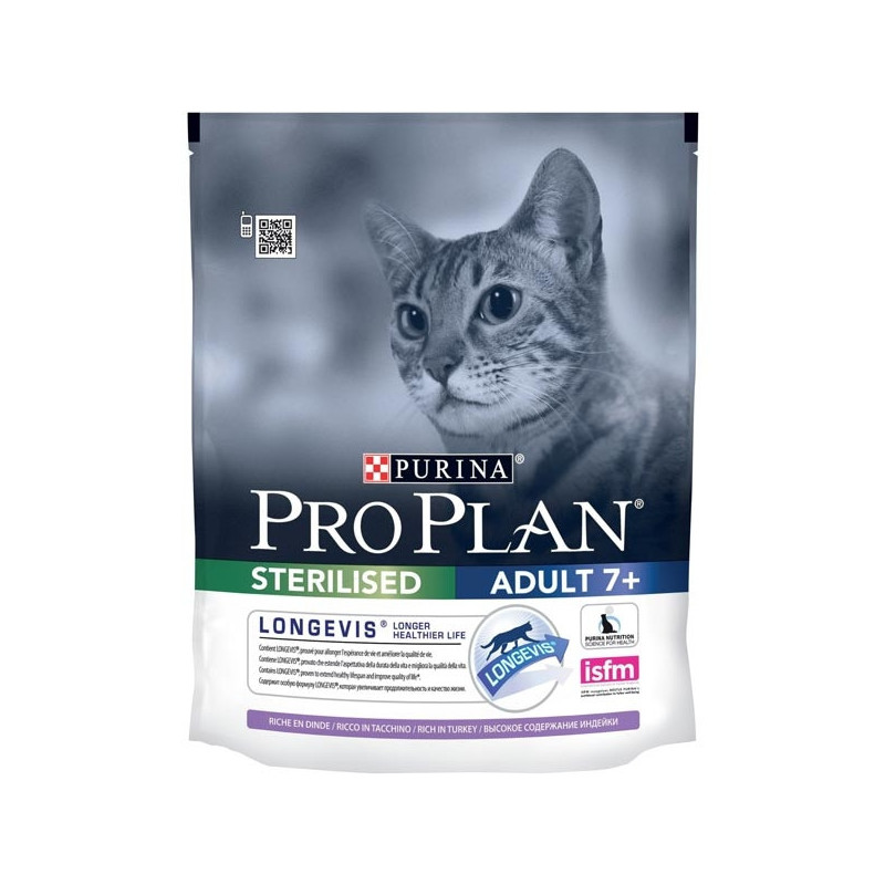 PURINA Pro Plan Sterilised 7+ con Tacchino 400 gr. - 