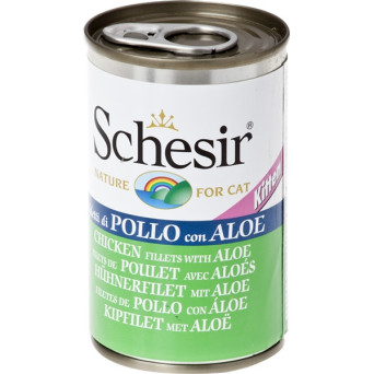 SCHESIR Kitten Filetti di Pollo con Aloe in Gelatina 140 gr. - 