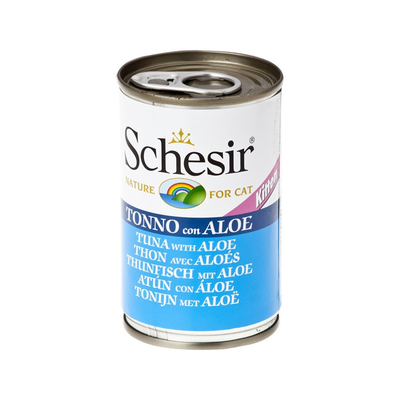 SCHESIR Kitten Tonnetto con Aloe in Gelatina 140 gr. - 