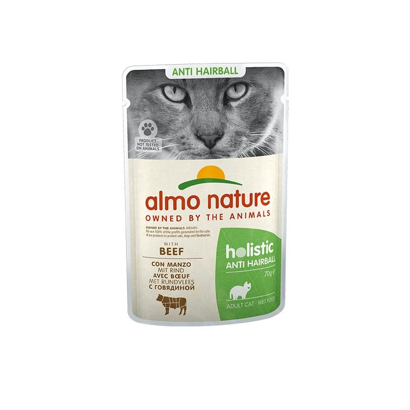 ALMO NATURE Anti Hairball con Manzo 70 gr. - 