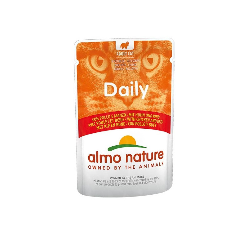 ALMO NATURE Daily Menu con Pollo e Manzo 70 gr. - 