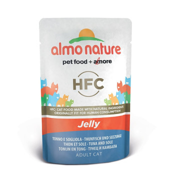 ALMO NATURE HFC Jelly Tonno e Sogliola 55 gr. - 