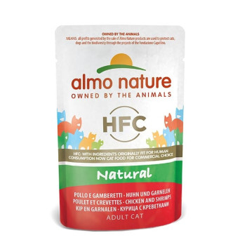 ALMO NATURE HFC Natural Pollo con Gamberetti 55 gr.