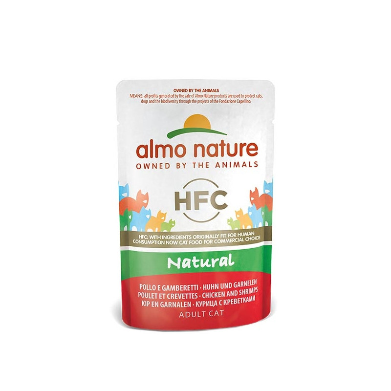 ALMO NATURE HFC Natural Pollo con Gamberetti 55 gr. - 