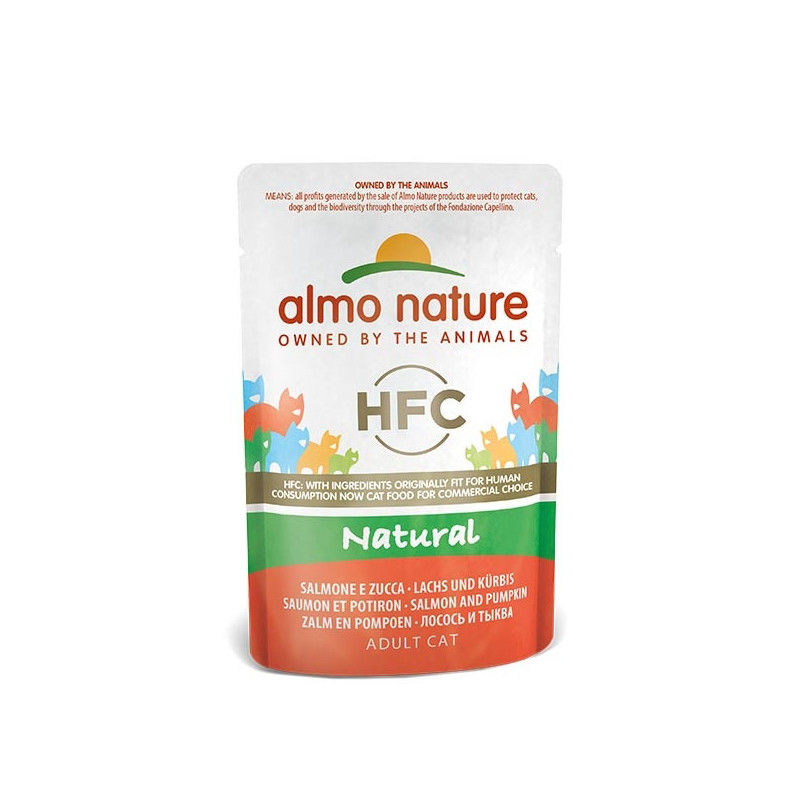 ALMO NATURE HFC Natural Salmone e Zucca 55 gr. - 