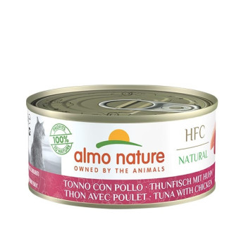 ALMO NATURE HFC Natürlicher Thunfisch mit Huhn 150 gr.