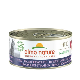 Almo Nature HFC Natural Tonno, Pollo e Prosciutto 150 gr.