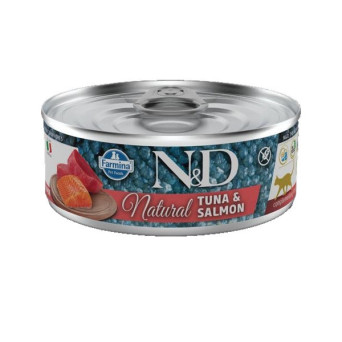 FARMINA N&D NATURAL Tonno e Salmone 80 gr. - 