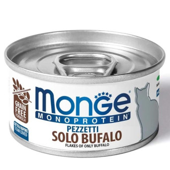 MONGE Monoproteico Pezzetti Solo Bufalo 80 gr. - 