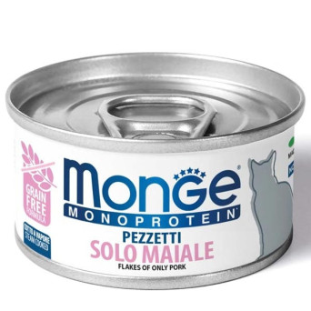 MONGE Monoproteico Pezzetti Solo Maiale 80 gr.