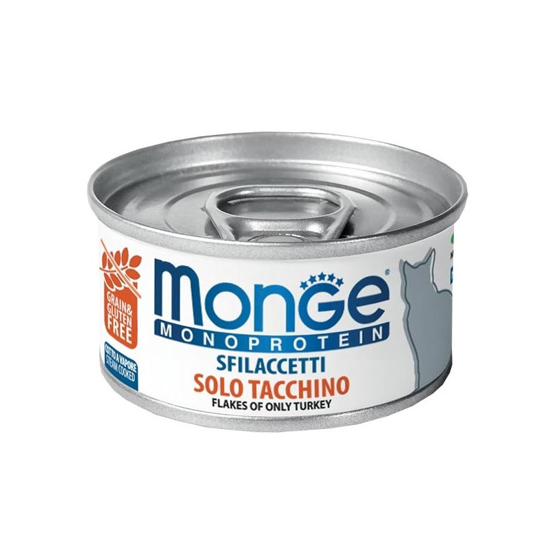 MONGE Monoproteico Sfilaccetti Solo Tacchino 80 gr. - 