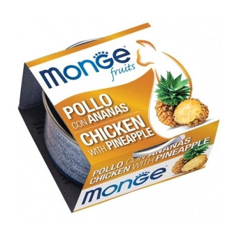 MONGE Natural Superpremium Fruits Pollo con Ananas 80 gr.