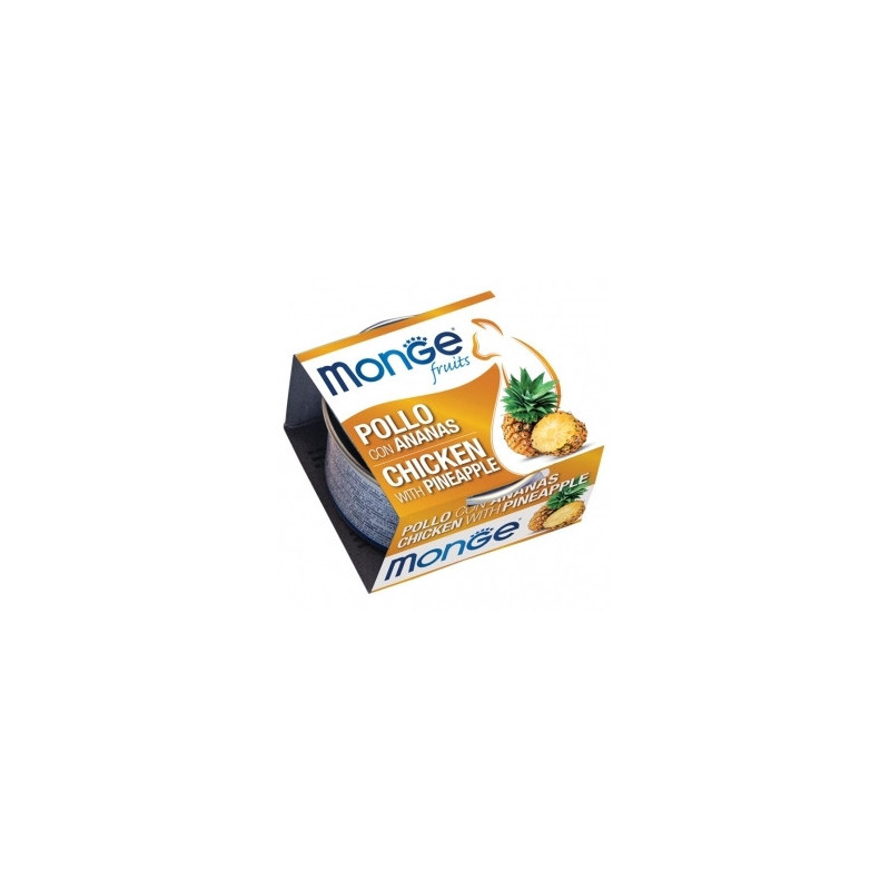 MONGE Natural Superpremium Fruits Pollo con Ananas 80 gr. - 