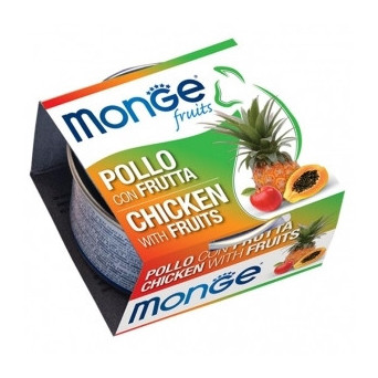 MONGE Natural Superpremium Fruits Pollo con Frutta 80 gr. - 