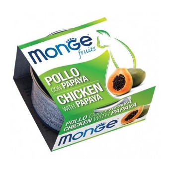 MONGE Natural Superpremium Fruits Pollo con Papaya 80 gr. - 