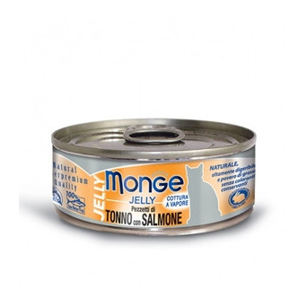 MONGE Natural Superpremium Jelly Filetti di Tonno Bonito con Salmone 80 gr. - 