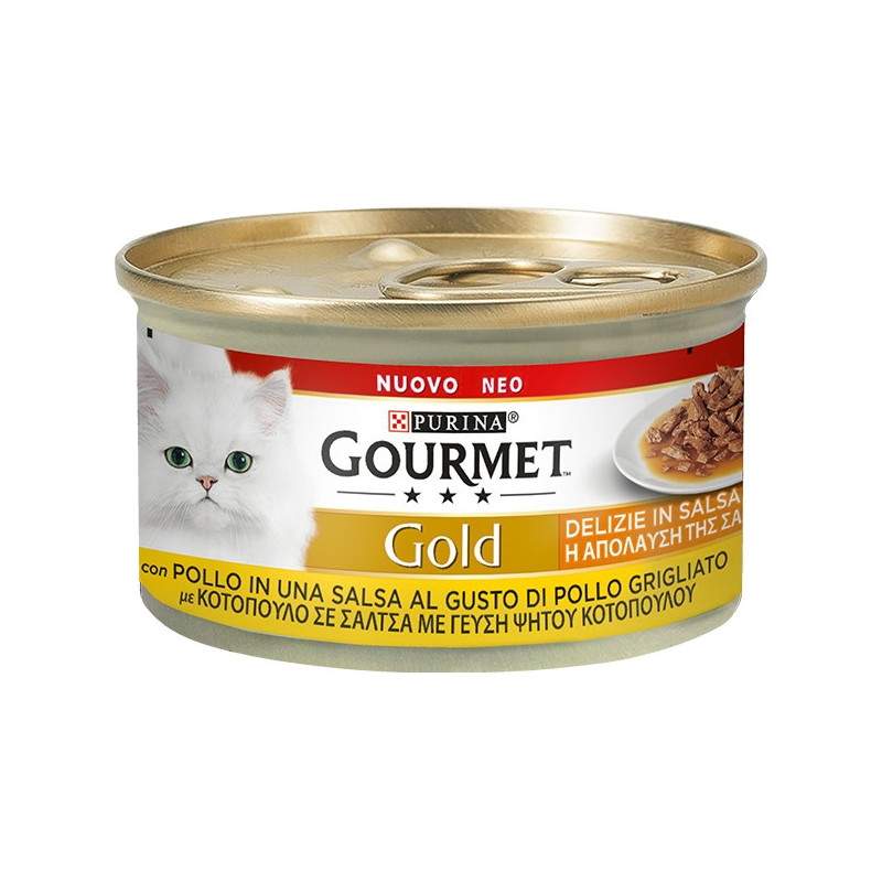 PURINA Gold Delizie con Pollo in Salsa 85 gr. - 