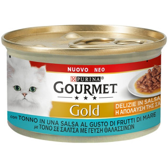 PURINA Gold Delizie con Tonno in Salsa 85 gr. - 