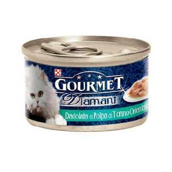 PURINA Gourmet Diamant con Dadolata di Polpa di Tonno Orientale 85 gr. - 