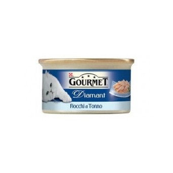 PURINA Gourmet Diamant con Fiocchi di Tonno in Gelee 85 gr. - 