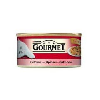 PURINA Gourmet Scheiben mit Spinat und Lachs 195 gr.