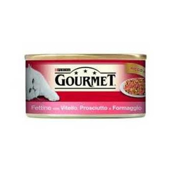 PURINA Gourmet Slices with Veal, Ham and Cheese 195 gr.