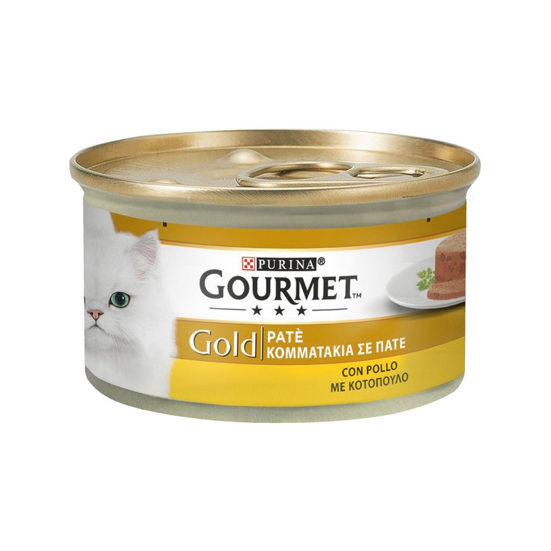 PURINA Gourmet Gold Paté con Pollo 85 gr. - 