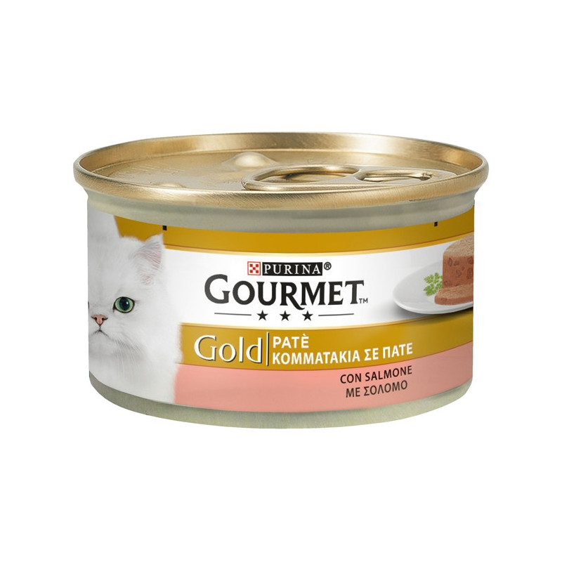 PURINA Gourmet Gold Paté con Salmone 85 gr. - 