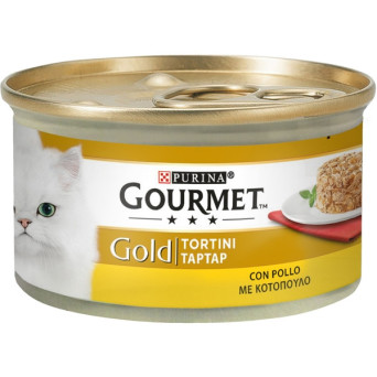 PURINA Gourmet Gold Patties mit Hühnchen 85 gr.