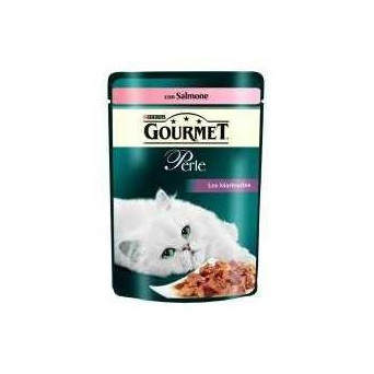 PURINA Gourmet Perle Fillets in Sauce with Salmon 85 gr.