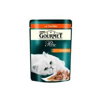 PURINA Gourmet Perle Filetti in Salsa con Tacchino 85 gr.