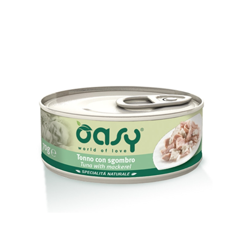 OASY Specialità Naturale Tonno con Sgombro 70 gr. - 