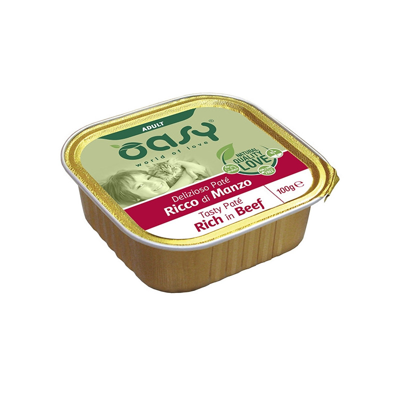 OASY Delizioso Patè Ricco di Manzo 100 gr. - 