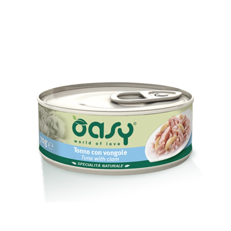 OASY Specialità Naturale Tonno con Vongole 70 gr. - 