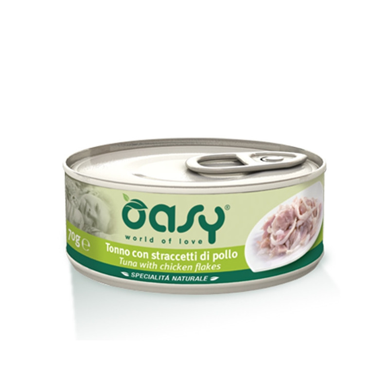 OASY Specialità Naturale Tonno con Straccetti di Pollo 150 gr. - 