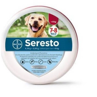 Seresto collare cani 70 cm superiore 8 kg - 