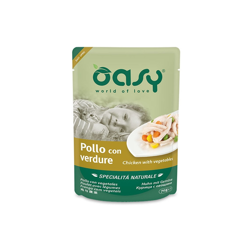 OASY Specialità Naturale Pollo con Verdure 70 gr. - 