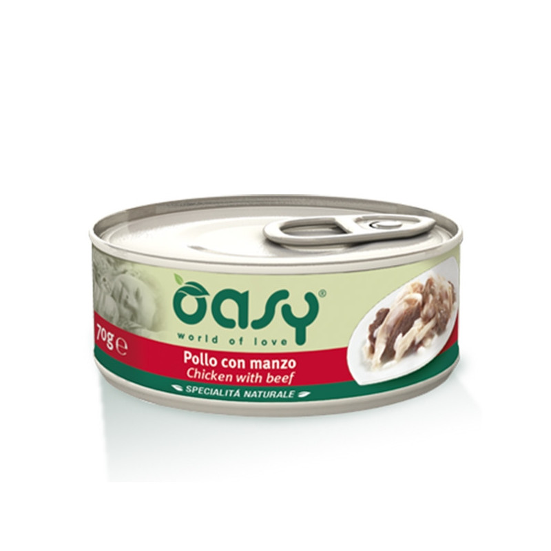 OASY Specialità Naturale Pollo con Manzo 150 gr. - 