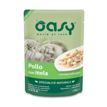 OASY Specialità Naturale Pollo con Mela 70 gr. - 