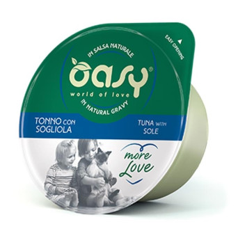 OASY More Love Tonno con Sogliola in Salsa Naturale 70 gr.