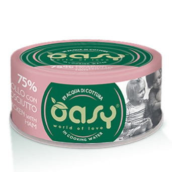 OASY More Love Huhn mit Schinken in Kochwasser 70 gr.