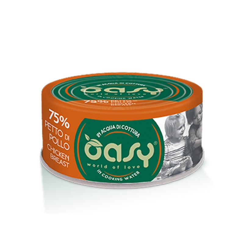 OASY More Love Petto di Pollo in Acqua di Cottura 70 gr. - 